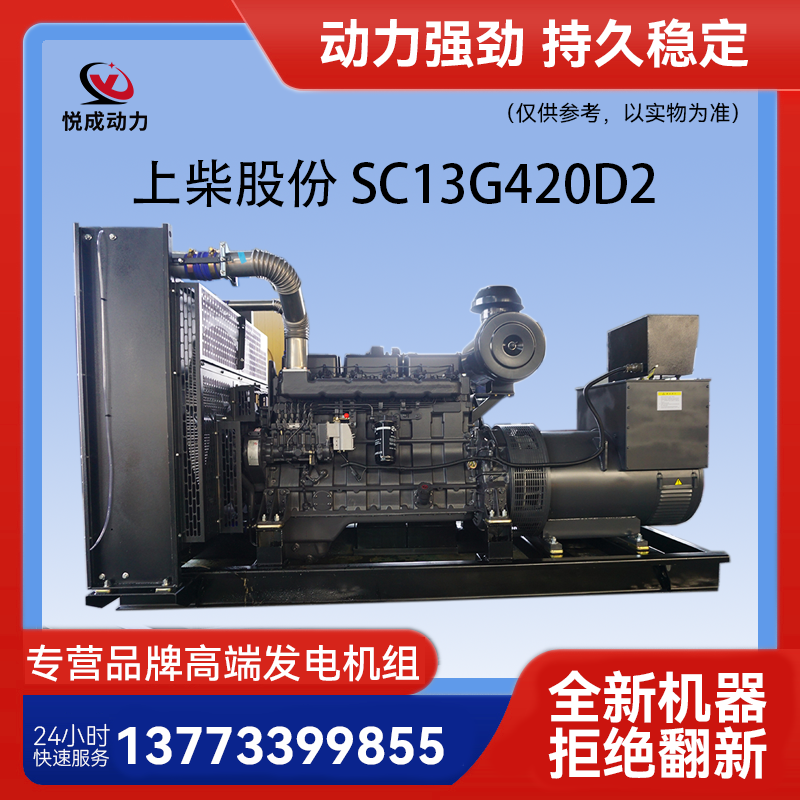 上柴动力主用250KW备用280KW柴油发电机组SC13G420D2
